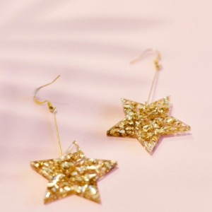 DEMO Designer Earring, Golden Star, Casual Weal (Copy)