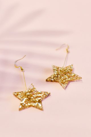 DEMO Designer Earring, Golden Star, Casual Weal (Copy)