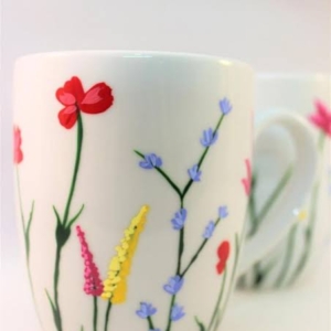 Neibrkart Demo Hand Painted Mug for Gifting and Personal Use – DEMO WONT BE SHIPPED