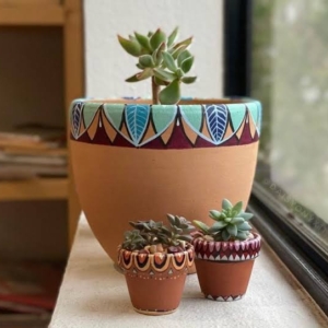 Demo – Neibrkart Teracota Pot Hand-painted
