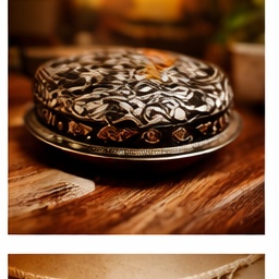 DEMO LISTING - Bidriware Inlay Trinket Box (Small)