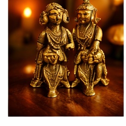 DEMO LISTING - Dokra Tribal Brass Figurine – Couple