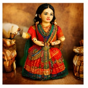 DEMO LISTING – Banarasi Brocade Potli Bag (Pink Gold)