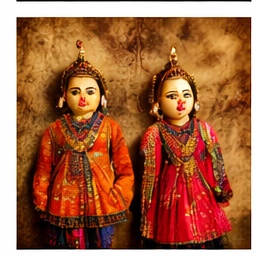 DEMO LISTING - Jaipur Blue Pottery Floral Vase (10 inch)